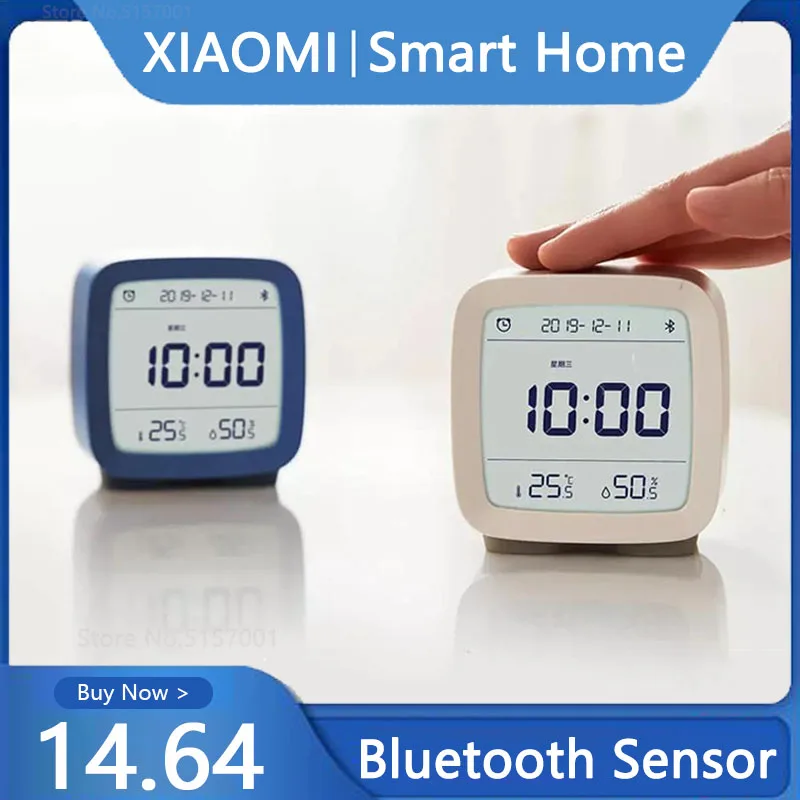 Bluetooth-будильник Youpin Qingping датчик температуры и влажности ночсветильник термометр