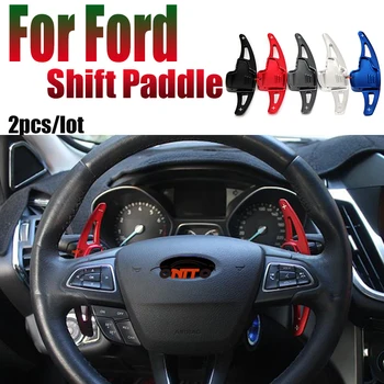 

Fit for Ford Ecosport Focus 2015-2019 Kuga 2016-2019 Car Steering Wheel Shift Paddle Auto Accessory 2pcs/lot Shifter Extened