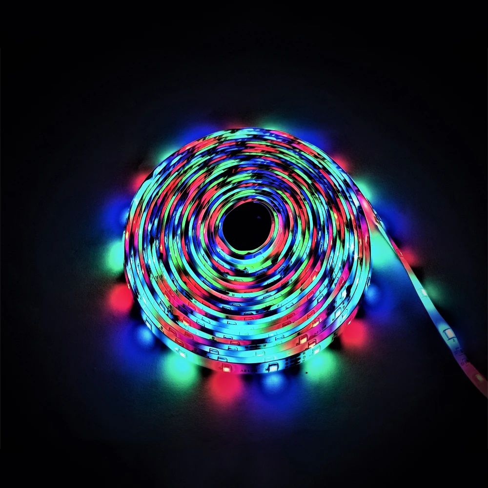 DC 12V Водонепроницаемый 5m 300 светодиодный s RGB светильник 2835 60 Светодиодный s/m Fiexble
