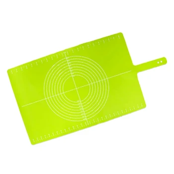 

Food Grade Silicone Kneading Pad Large Size with Roll Buckle Non-Slip Flat Silicone Face Pad