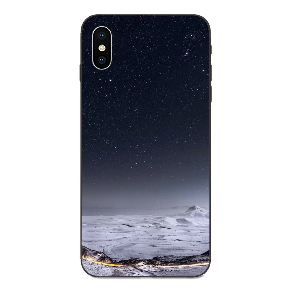 as picture Ультра тонкий для Huawei Honor 5A 6A 6C 7A 7C 7X 8A 8C 8X9 10 P8 P9 P10 P20 P30 Мини Lite Plus Северное сияние с изображением ночного неба луны и звезд - Цвет: as picture