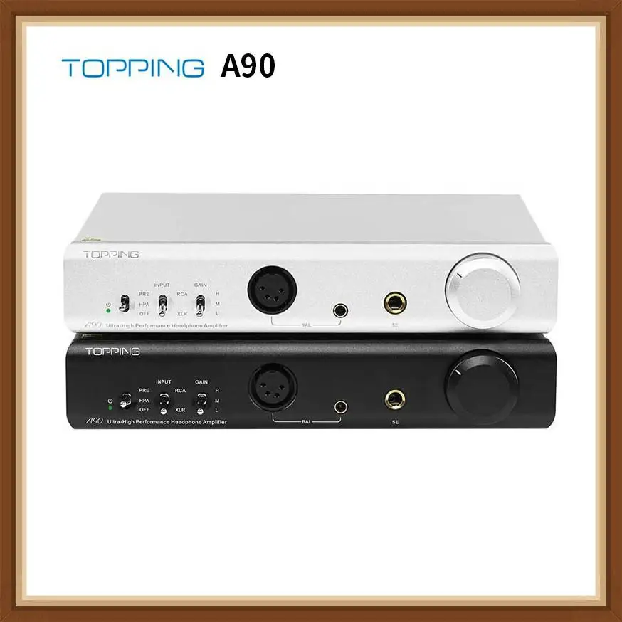 Topping A90 Hi Res Digital HiFi Music Portable Headphone Amplifier Audio AMP Music AMP Combined with Topping D90