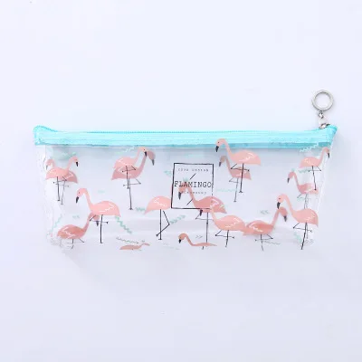 AngelHere Store 1 шт./лот кавайный чехол для карандаша зыбучие пески большой емкости прозрачный Карандаш сумка Канцелярские товары офисные школьные принадлежности - Цвет: 14