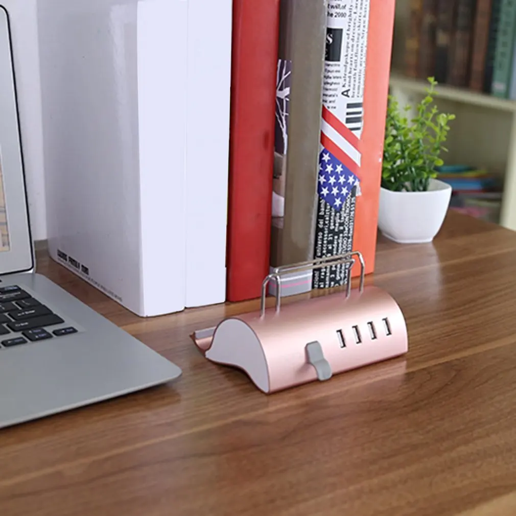 Интеллигентая(ый) мульти-Порты USB гнездо быстрой зарядки Универсальный usb-концентратор и подставка для мобильного телефона, два в одном зарядном гнезде