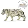 6.2 Inch White Tiger Environmental PVC Realistic Zoo Figures Jungle Wild Animals Siberian Tiger Model Kids Educational Toy 3