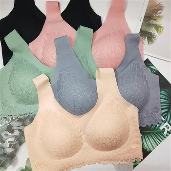 

Seamless Bras For Women Comfort Vest Tops Wireless Bra With Pads Underwear Female Bra Push Up Bralette Lingerie Brassiere