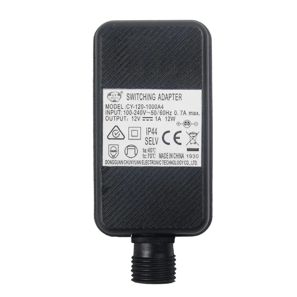 AUCD AC 100-240V к DC 12V 1A GB универсальное уличное ландшафтное освещение IP44 Водонепроницаемый Великобритания разъем повесить блок питания розеточного типа адаптер 44-GB
