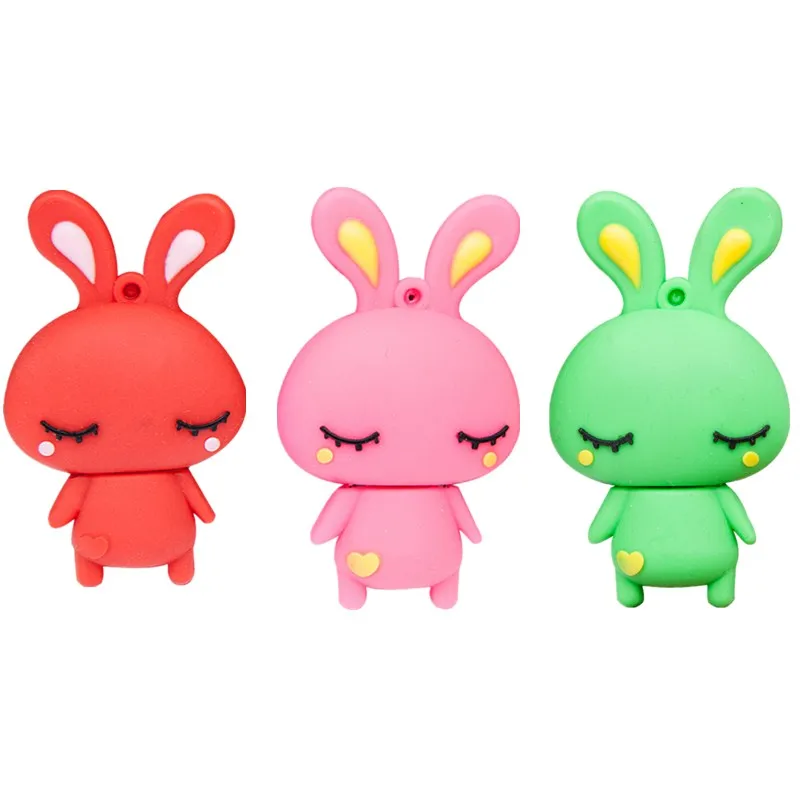 

Pendrive LOVE Rabbit Usb Flash Drive 128GB High Quality Pen Drive 32GB 2.0 Flash Stick 4GB 8GB 16GB 64GB 256GB Flash Memory Card