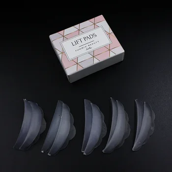 

5 Pairs Silicone Eyelash Perming Curlers Curl Perming Kit Reuseable Durable Curl Silicone Shields Pads S/M/L TSLM1