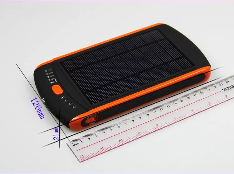Солнечная энергия 19 V, 16 V, 12 V, 5 V, 21V 23000MAH литий-полимерные литий-ионные батарейки USB для ноутбуков Мобильный телефон power bank