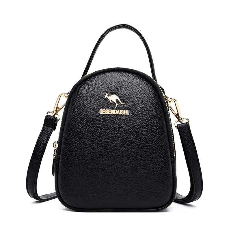 Women Leather Crossbody Bags Shoulder Bag Tote Solid Color PU Leather Ladies Bags For Women