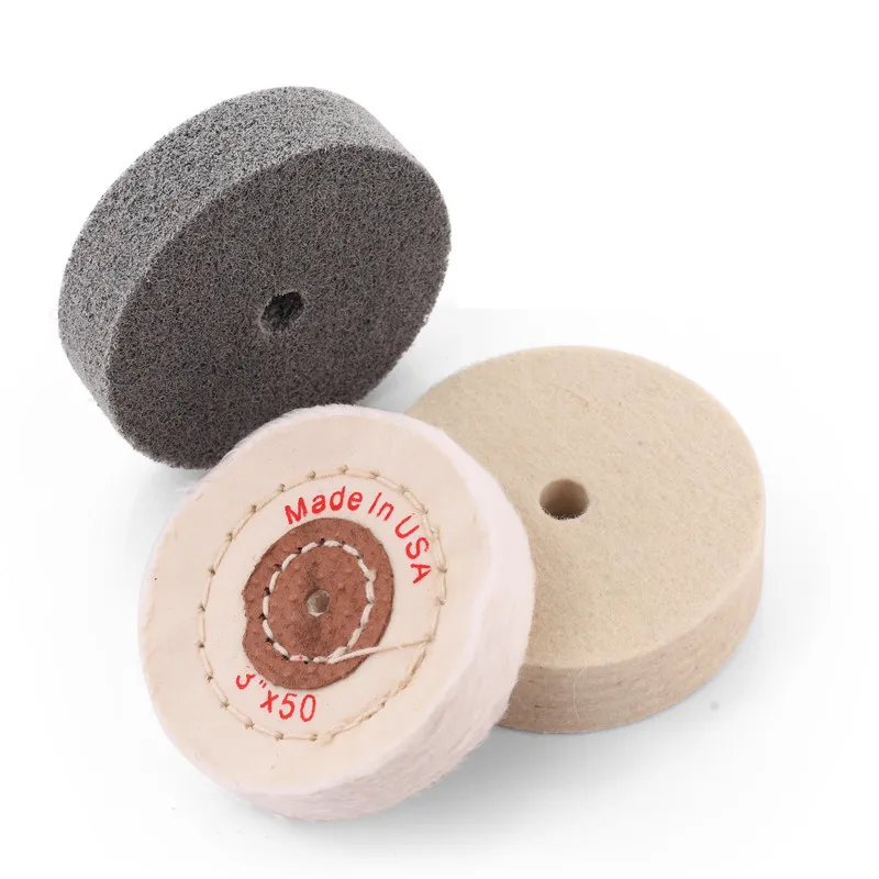 

3 inch fiber wheel nylon polishing wheel table grinder small grinding wire wheel wool mirror polishing piece.
