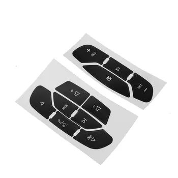 

1pcs Car Replacement Steering Wheel Button Stickers For GM ForTahoe For Suburban For Yukon 2007-2014 Car Button Repair Stickers