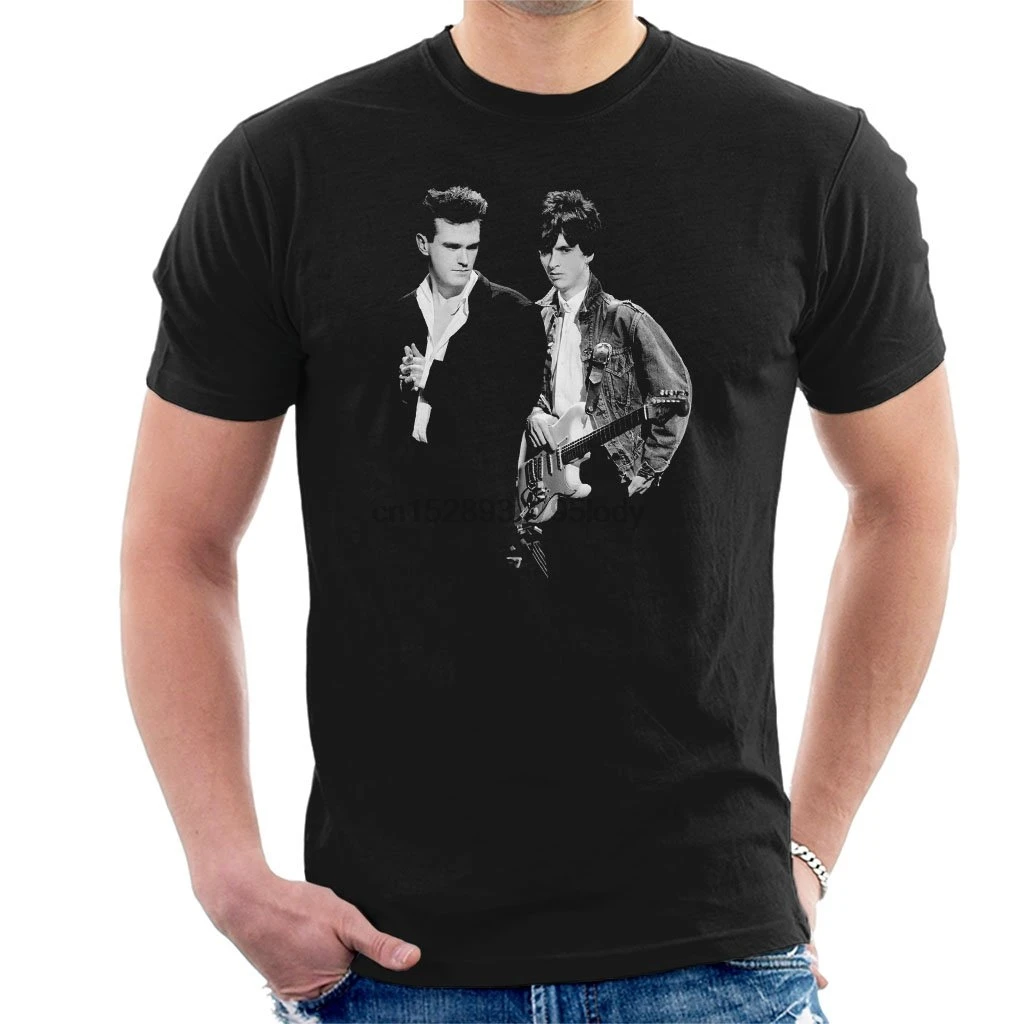 The Smiths Morrissey и Jonny MARR Together Live 1985 Мужская футболка | одежда
