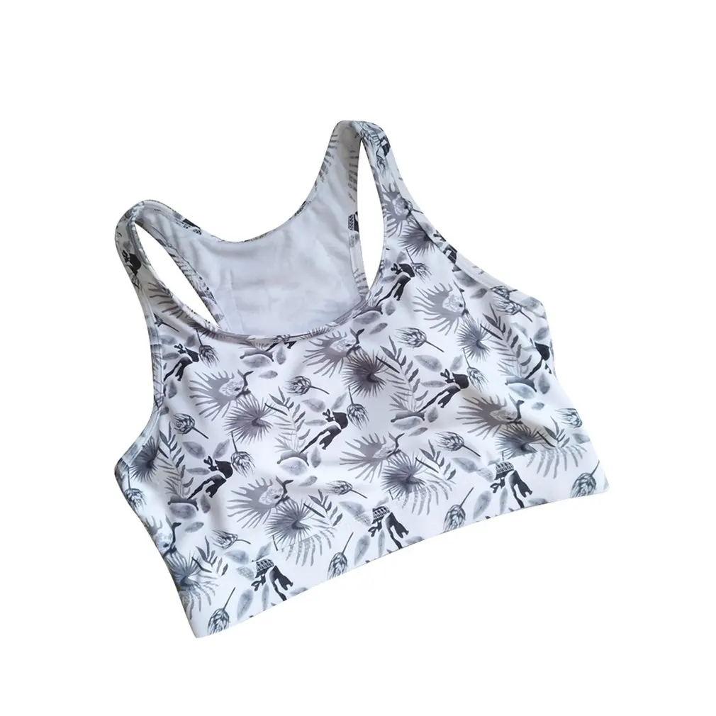 Спортивный бюстгальтер с принтом, карман для мобильного телефона, Спортивное нижнее белье для бега, бюстгальтер для йоги, для молодых женщин, для спорта и отдыха
