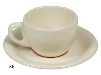 

Coffee Set (12 pcs) China crockery Red