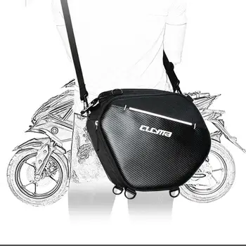 

Motorcycle Bag Large-capacity Pedal Front Bag With Two-way Zipper Reflective Design