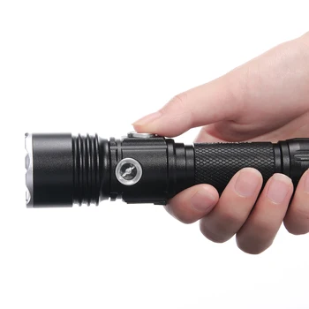

SkyWolfEye T6 4-Modes Usb Rechargeable LED Flashlight Torch Bright Lamp