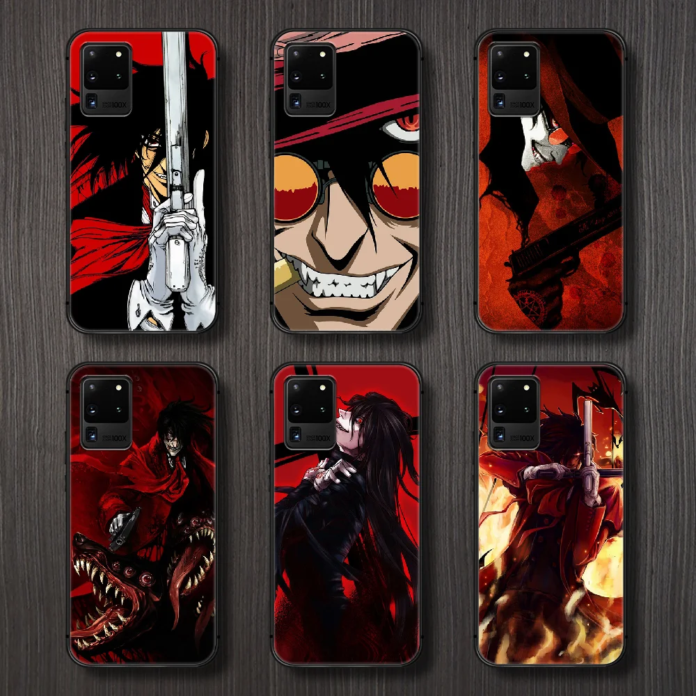 Чехол для телефона Hellsing Alucard аниме чехол Корпус Samsung Galaxy S 6 7 8 9 10 e 20 edge uitra Note plus