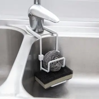 

Double Layers Kitchen Supplies Faucet Drain Sink Artifact Sponge Storage Rack Under Sink Shelf