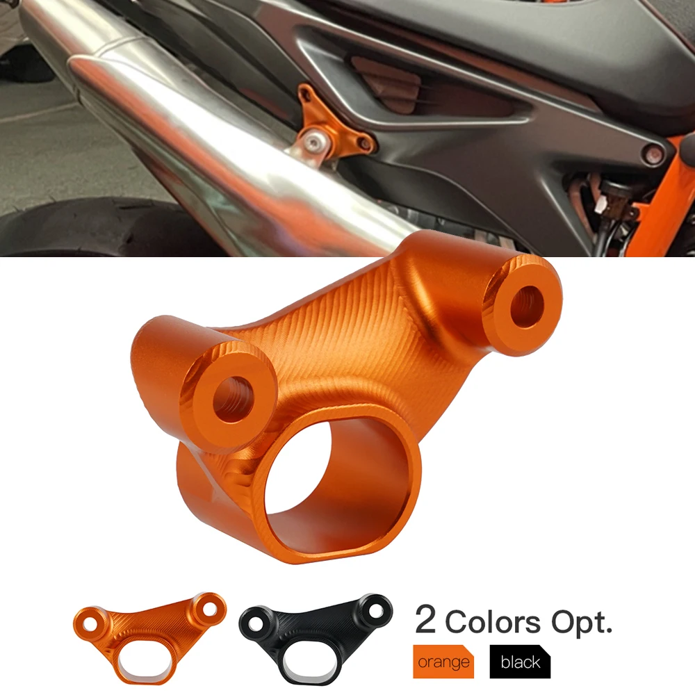 Motorcycle Exhaust Pipe Bracket Fixed Ring Support Bracket For KTM 790 Duke 790Duke 2018-2022 2019 2020 2021 890 Duke 2020-2022 license plate bracket