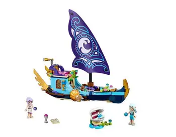 

Girl Building blocks Compatible with elves 41073 Naida's Epic Adventure Ship DIY bricks Educational toys
