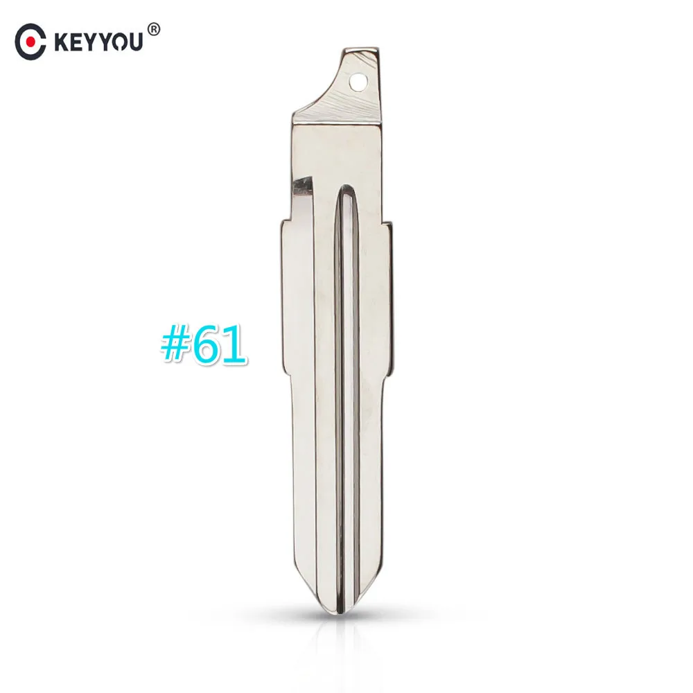 KEYYOU 10 шт/партия 61# Металлические Пустые балванки для ключей удаленное лезвие ключа для Buick Excelle S210