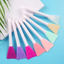

Double Head Silicone Soft Facial Mask Makeup Brush Stirring Stick Cosmetics Make Up Brush Beauty Skin Care Tool Easy To Clean