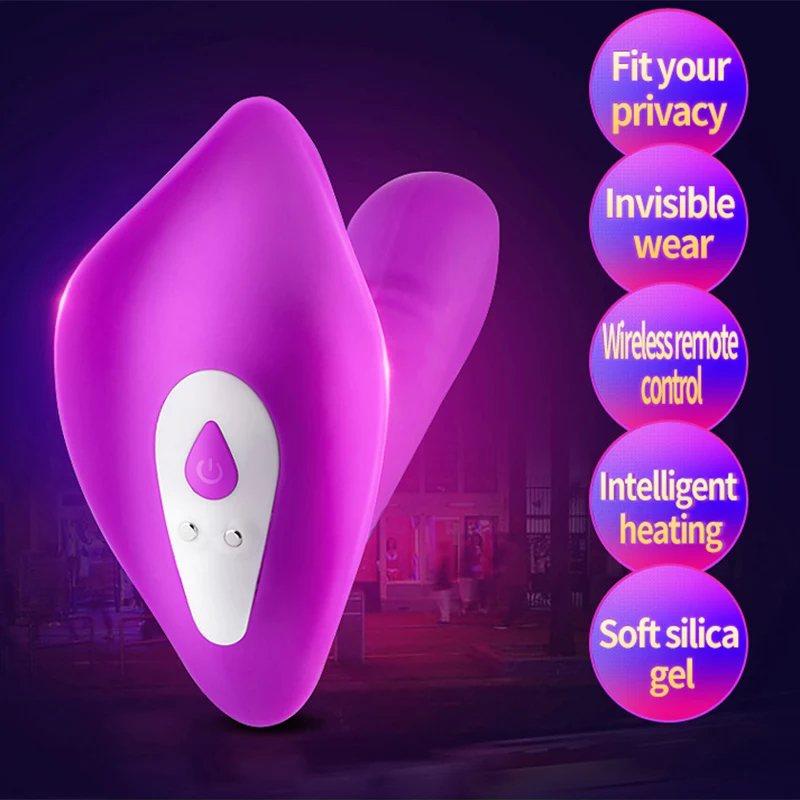 Female Massage Clitoris Stimulation Wireless Remote Control Panties Butterfly Dildo Vibration Heating Vibration Female Sex Toys 5