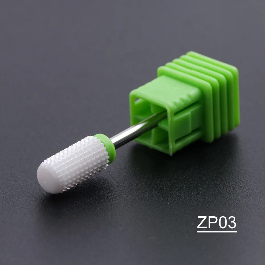 1 шт. керамический сверло для ногтей вращающийся заусенец фреза для маникюра педикюра Электрический инструмент для ногтей аксессуары SAZP01-05