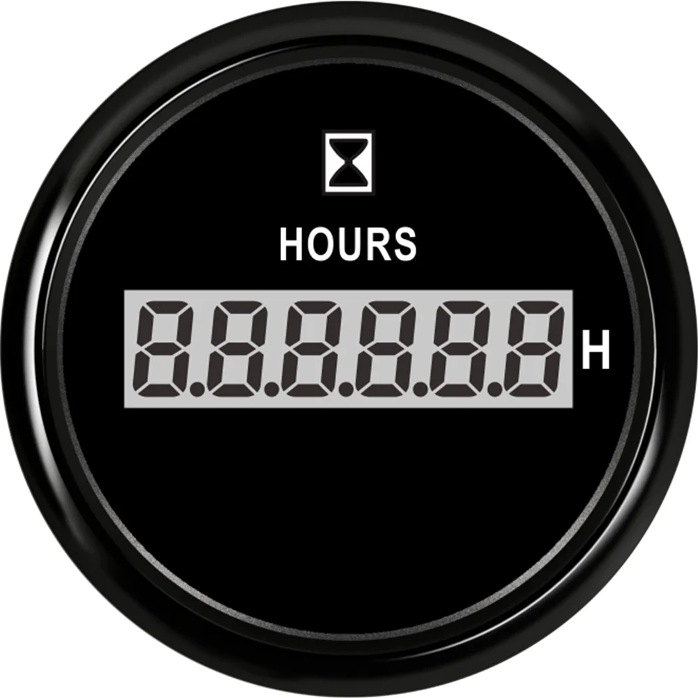 1 шт. цифровой Hourmeters 0-99999 9 час метров УФ-фильтр 52 мм с датчики для Авто Лодка