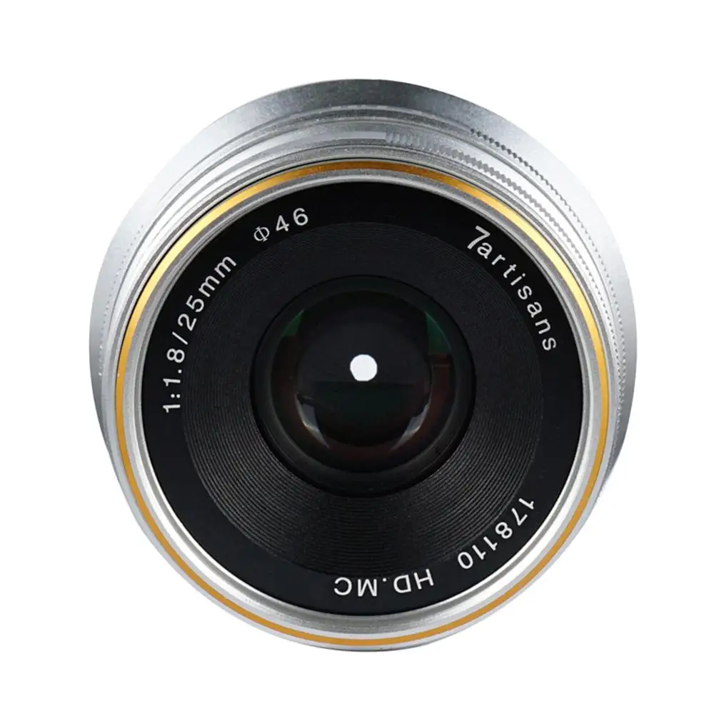 7 мастеров 25 мм F1.8 объектив для sony E-mount DSLR камер A5000 EX-3 NEX-3N NEX-3R NEX-F3K NEX-5 NEX-5N APS-C ручной Широкий формат Фокусирующая линза