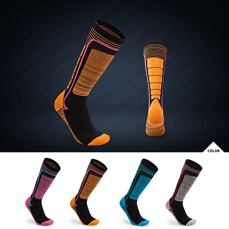 

New Long Tube Warm Ski Socks Outdoor Hiking Socks Children Thick Hiking Sports Socks