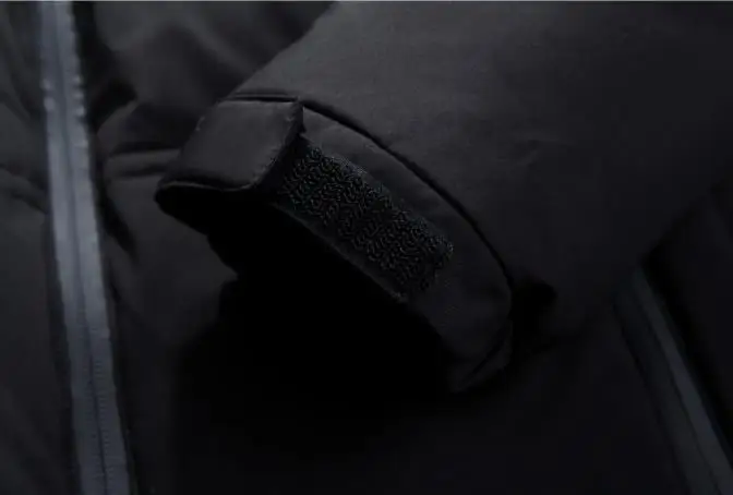 winter jacket men's high quality warm thick coat snow red black pike coat men's warm jacket fashion- white duck down M-3XL code