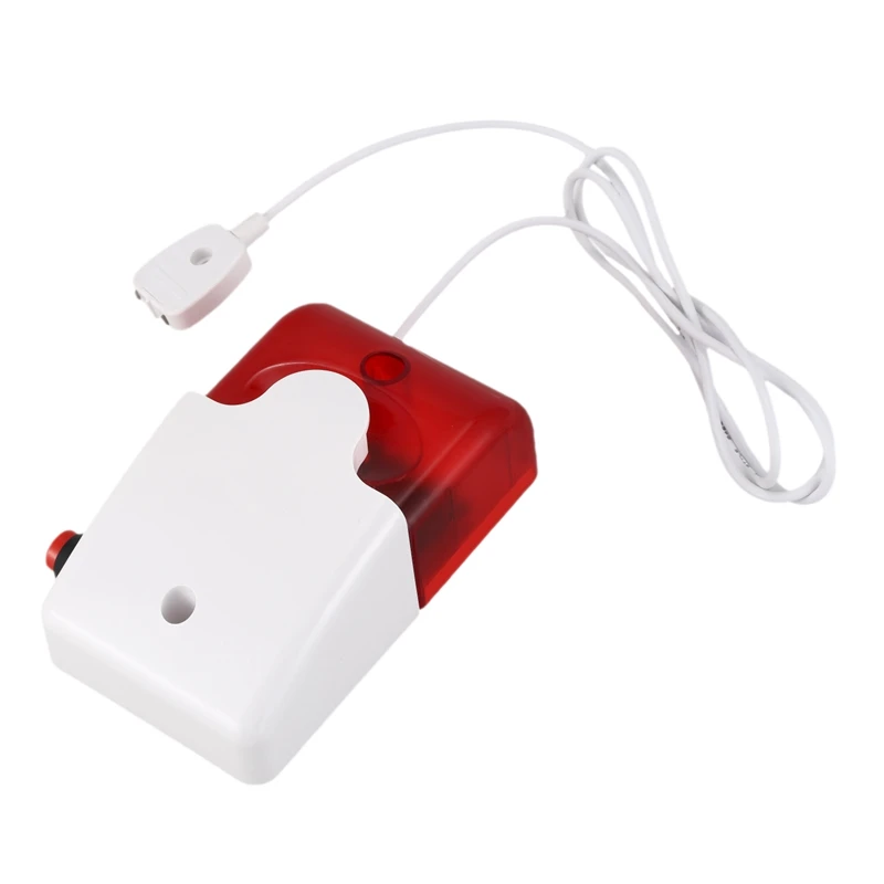 

Water Leakage Overflow Alarm Sensor Detector 110DB Voice 1.0M Cable High Low Water Level Home Security Alarm System