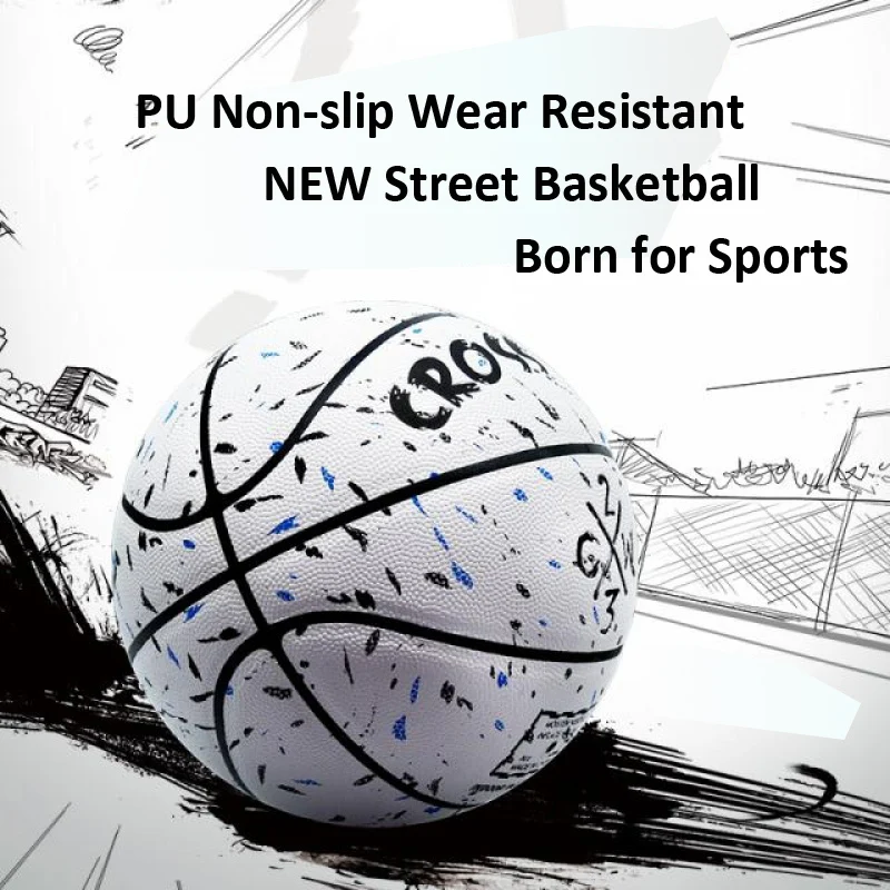 Spielball für In- und Outdoor Ball für Sport-Unterricht Unbekannt Pausenball/Street-Basketball Größe 7 