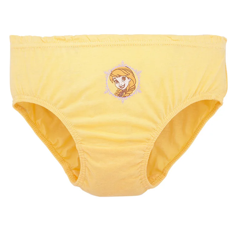Original Disney Congelado Aisha Princesa Meninas Roupa Interior Algodão Triângulo Shorts Menina Calcinha Cute Underwear Feminina 9 feminina de algodão triangular