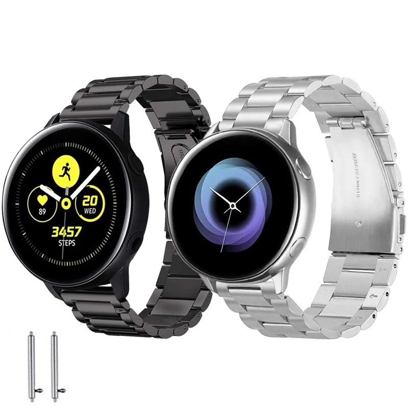 22 мм 20 металлический ремешок для Samsung Gear sport S2 S3 классический amazfit gtr huawei GT 2 42 46 galaxy