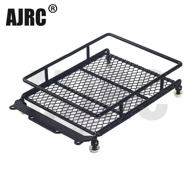 RC Car Rock Crawler Metal Roof Rack with LED Lights Bar