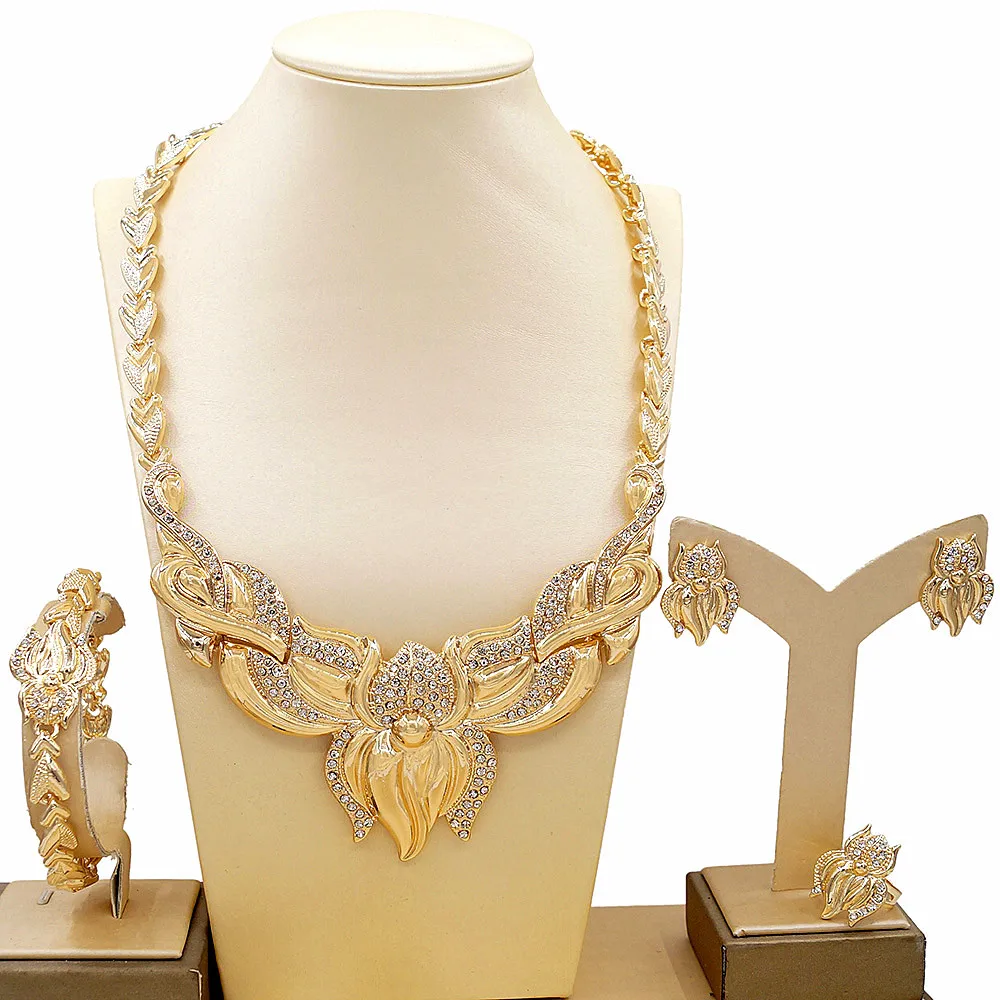 Xoxo Flower Hug Kiss Jewelry Set 