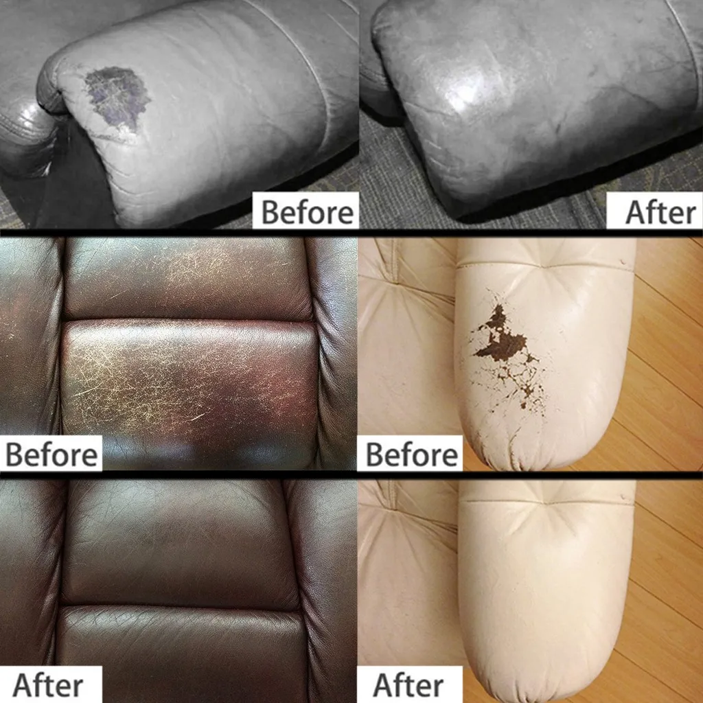 Многофункциональный кожаный ремонт очиститель на сиденье в машину на диван кожа чистящий крем Универсальный Ремонт кожи# T2