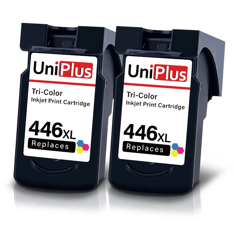 UniPlus PG445 CL446 чернильный картридж подходит для Canon 445 Canon 446 для Canon Pixma принтер TR4540 MX494 TS204 iP2840 MG2440 MG2540 - Цвет: 2pcs-446XL Color