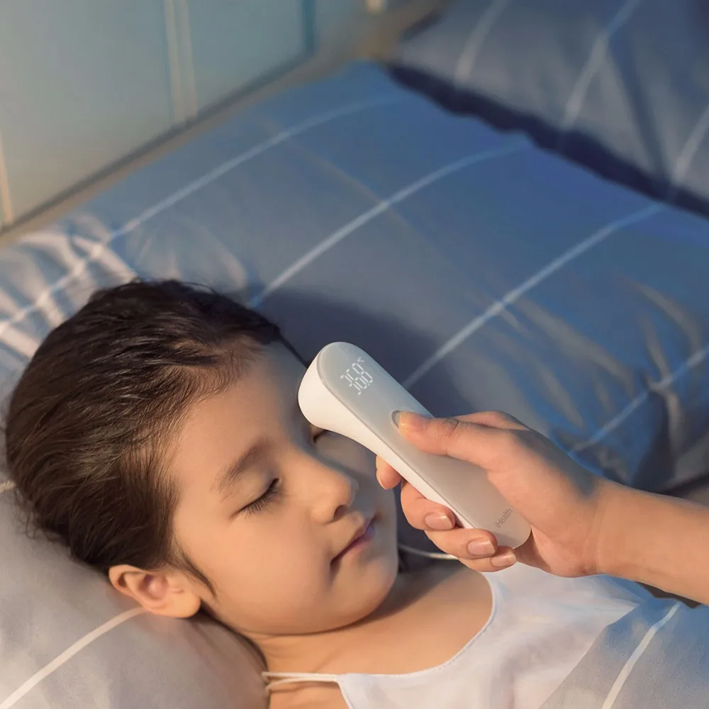 Xiaomi Mijia iHealth термометр с точным цифровым термометром инфракрасный клинический не такт измерение с светодиодный экран