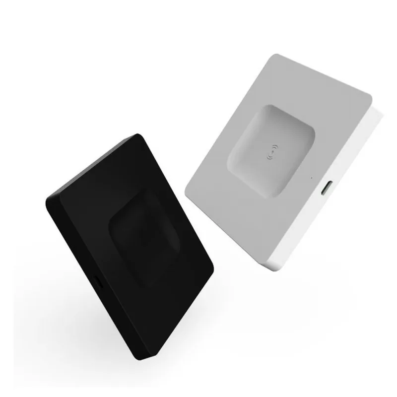 

Micro USB Qi-enabled Wireless Charger For Airpods Headset, Qi Standard Charging Stand For IPhone X MAX