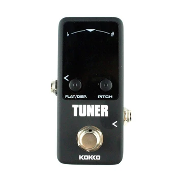 

KOKKO Guitar Mini Effects Pedal Tuner - Chromatic Tuner Pedal High Definition Color Screen with Super Fast Stable and Accurate