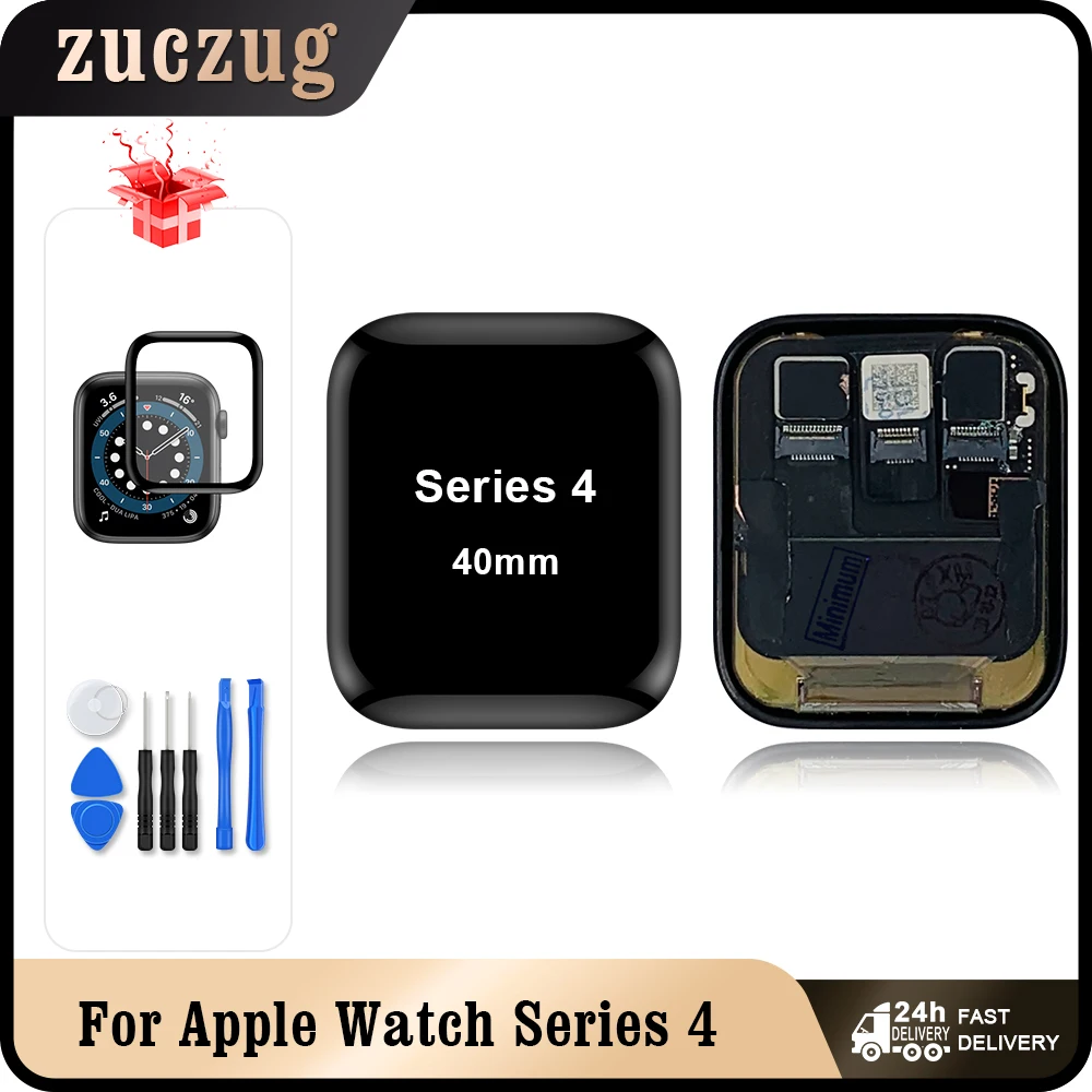 ЖК-дисплей 40 мм 44 для Apple Watch Series 4 S4 A1975 aтакже с закаленным стеклом | Мобильные