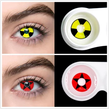 

2pcs/pair Bio-essence Chemistry Series Halloween Cosplay Colored Contact Lens for Eyes Yearly Use Anime Contact Lenses Eye Color