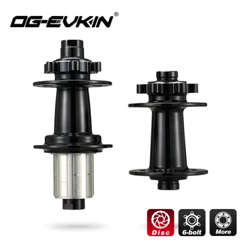 

OG-EVKIN x Powerway M80 Thru-axle Mountain Bicycle Disc Brake Hubs 6 Bolt Hub Alloy J-Hook 24/28/32 Holes 10s/11s 4 Pawls