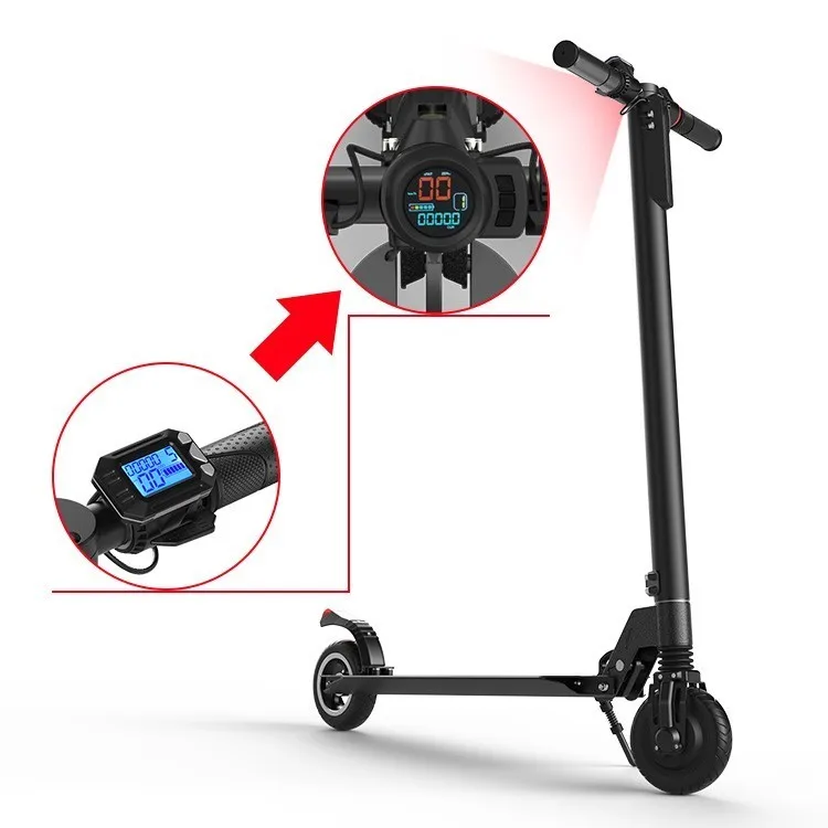 

FTW001 2 Wheel Folding Electric Scooter,Lightweight Adult E Scooter With Li-ion Battery,Black