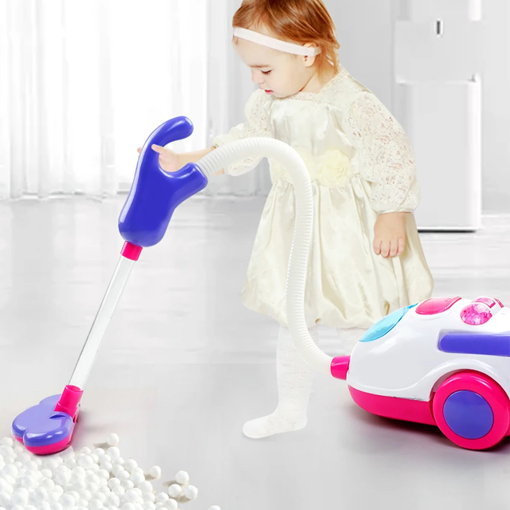 Juguete para juego de imitación aspiradora para niños, juego de carrito de limpieza para niños, juguetes de simulación de niños|Juguetes de labores domésticas| - AliExpress